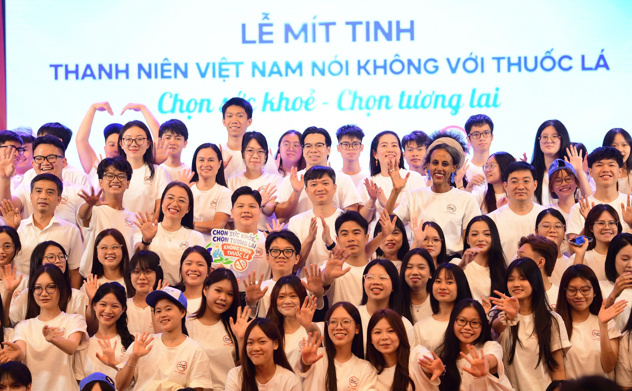 Thanh niên nói không với thuốc lá, chọn sức khỏe và tương lai